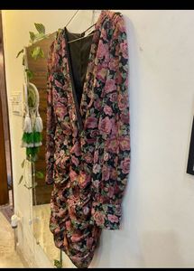 Mango Floral Mini Dress