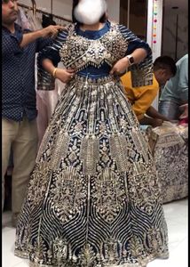 Gorgeous Navy Blue Lehenga Choli With Dupatta