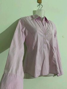Elegant Women Pink Shirt