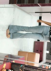 Light Wash Flare Leg Jeans