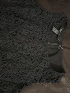 Lace Peplum Tank Top