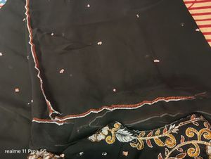 Black Party Wear Saree
