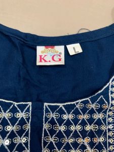 Price Reduced Blue Kurta For Women