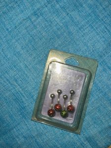 😍😍Sterling Silver Belly Rings (Set Of 4)
