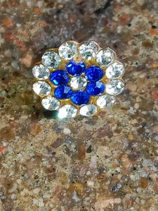 Sparkling Blue & White Studs
