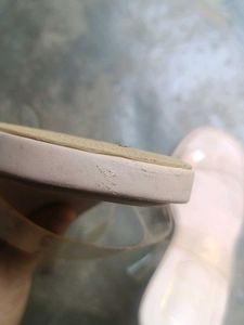 Clear Strap Platform Slides