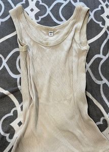 Uniqlo Beige Tank Top