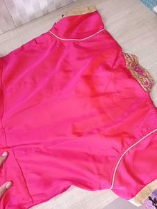 Pink Embellished Indian Dress