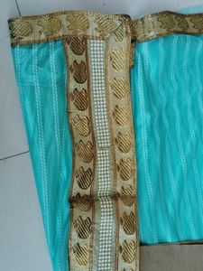 Festive Saree In Cyon Colour