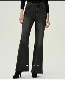 Mid-waist flare Leg Denim Jeans