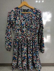 Floral Print Long Sleeve dress