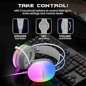 HAMMER Blaze Wired Over Ear Gaming Headphones with