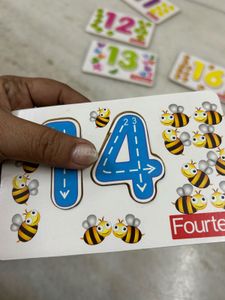 Wooden 11-17 Numbers