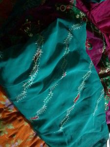 Teal Saree Blouse