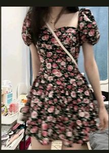 Korean Floral Dress For Women/ Can Swap