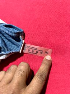 SHEIN Grey Ribbed Padded Bralette Top – Size 140