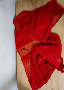 Red Dupatta , pallu (Women&#39;s)
