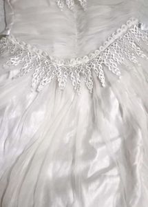 Elegant White Lace Dress