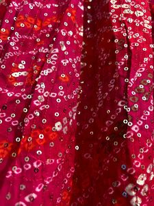 Beautifull😍 Bandhani Ethnic Gown