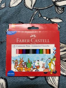 FABER-CASTELL 15 Connector Pens With 1NSuper Conn