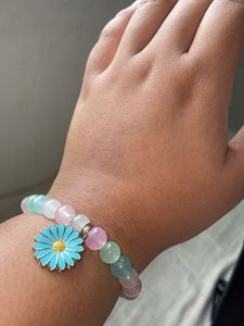 Beaded Daisy Bracelet