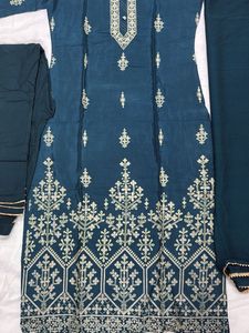 Premium Teal Suit Set