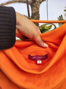 Orange Sleeveless Top