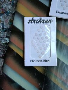 White Small Bindi Box
