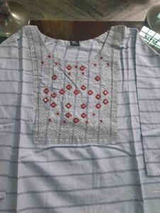 NEW LIGHT BLUE COLOR PLAZZO SUIT WITH DUPATTA