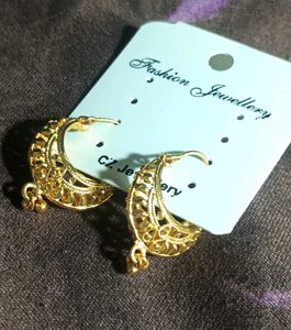 Golden Hoop Earrings