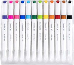 Camel Brush Pen Set - 12 Colors