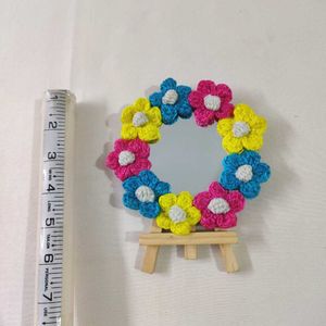 Handmade Crochet Mirror Stand
