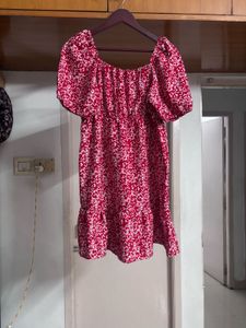 🆕 Zudio Floral RED Mini Dress