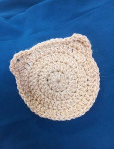 Handmade Crochet Bear Coaster
