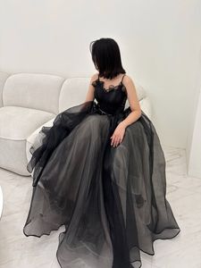 Sequins Glitter Luxury Black Gown