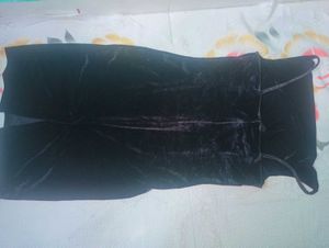 Black Velvet Mini Dress