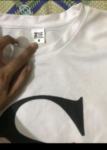 White S Letter TShirt Never Worn
