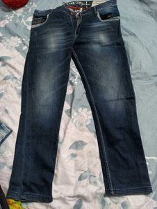 Dragon Embroidered Jeans