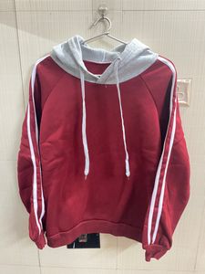Maroon Fleece Hoodie