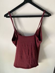 Zara Burgundy Tank Top