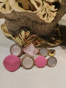 Pink & Gold Hair Clip