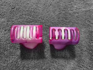 Pink Claw Hair Clips - Y2K