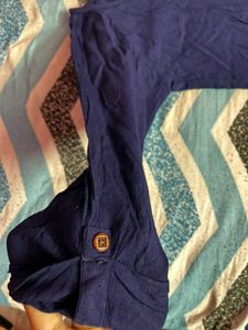 Navy Blue Casual Dress