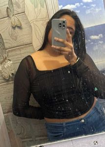 Sheer Black Long Sleeve Top