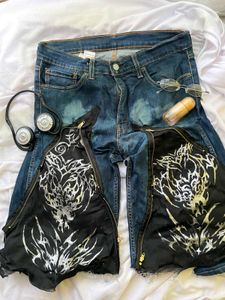 Gothic Y2k Jorts