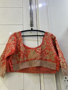 Coral Wedding Spcl Blouse