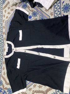 Korean Black Dress For Daily Use