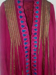 Elegant maroon Kurta♥️