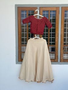 Onam Skirt And Top