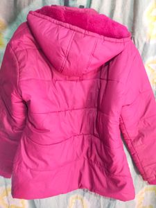 Majanta Colour Puffy Jacket 🧥 For Girls
